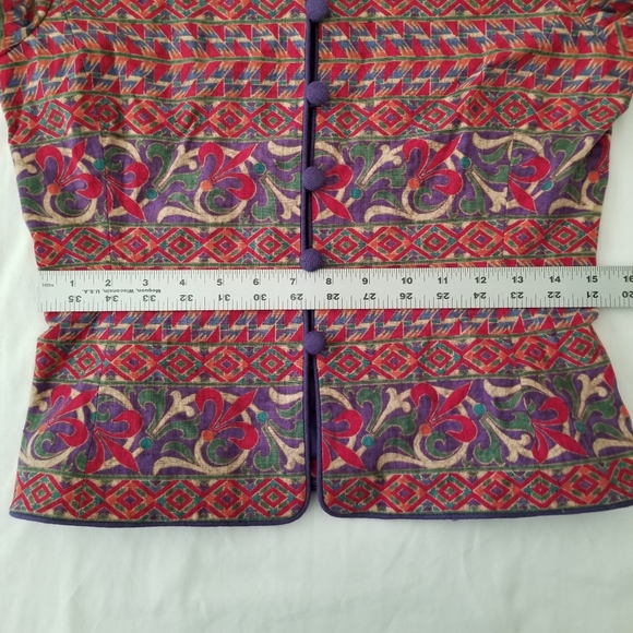 Vintage Crop Top 55% Linen Size 4P - Picture 8 of 11